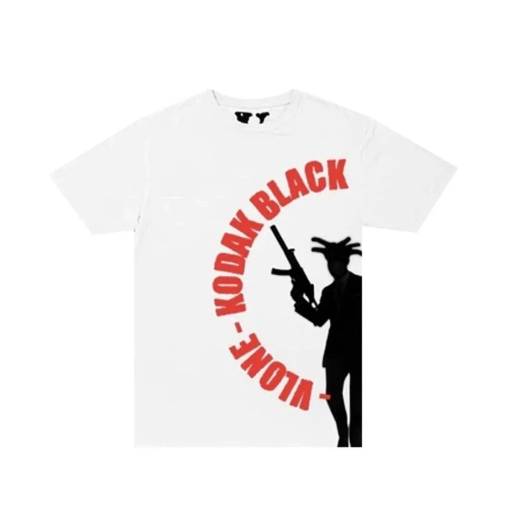 NEW Kodak Black x Vlone Vulture T-shirt White Size XXL